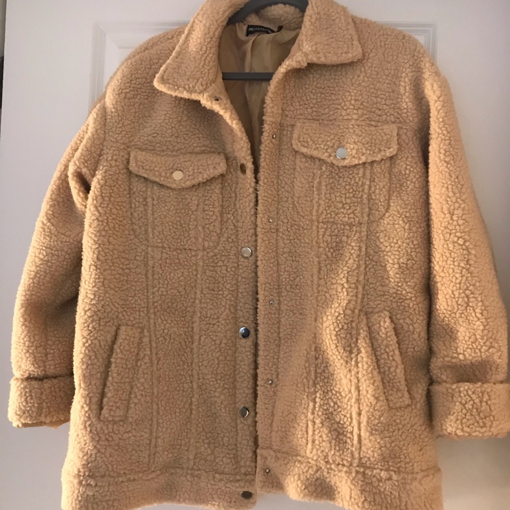 Pretty Little Thing Oversized Teddy Coat